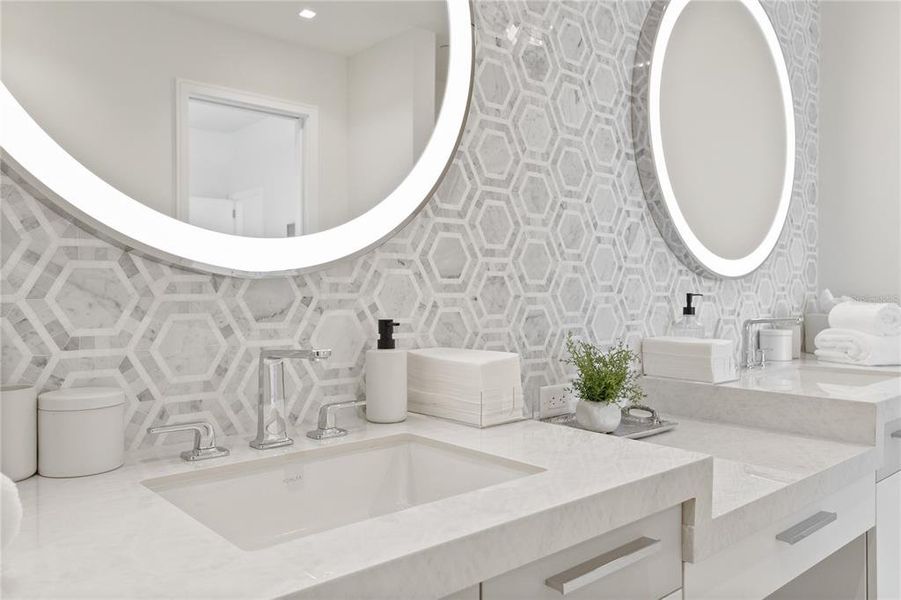 Furnished interior view inside a new home in , Longboat Key (Image 8). Furnished interior view inside a new home in , Longboat Key (Image 8).