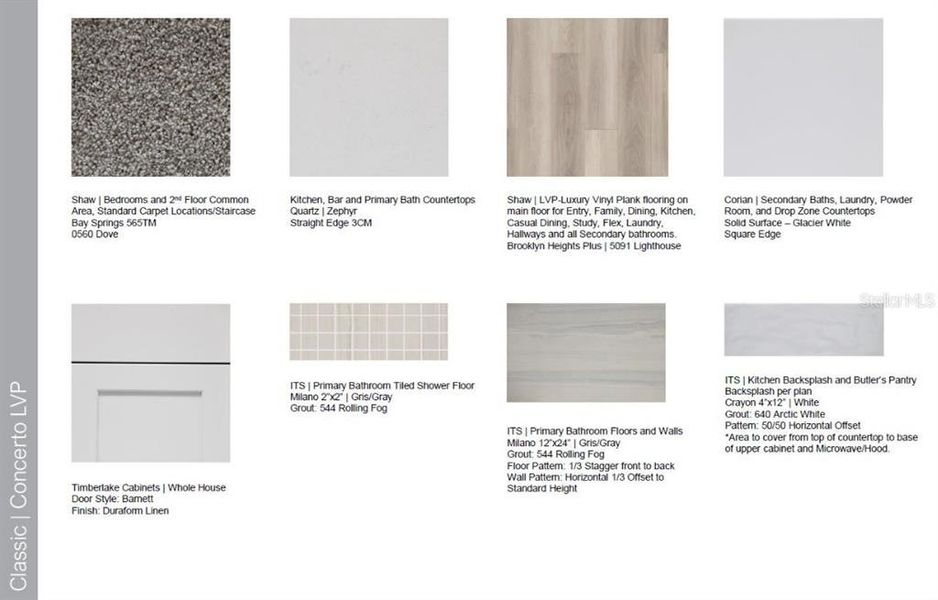 Sample of building materials used in homes in The Waters at Center Lake Ranch, St. Cloud (Image 16). Sample of building materials used in homes in The Waters at Center Lake Ranch, St. Cloud (Image 16).