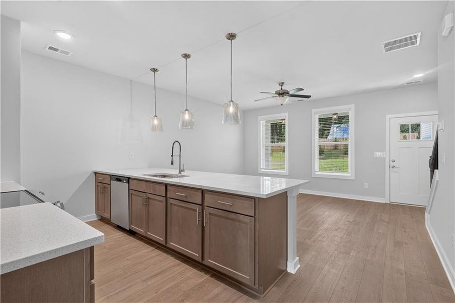 Furnished interior view inside a new home in The Cottages at East Lanier, Fayetteville (Image 5).