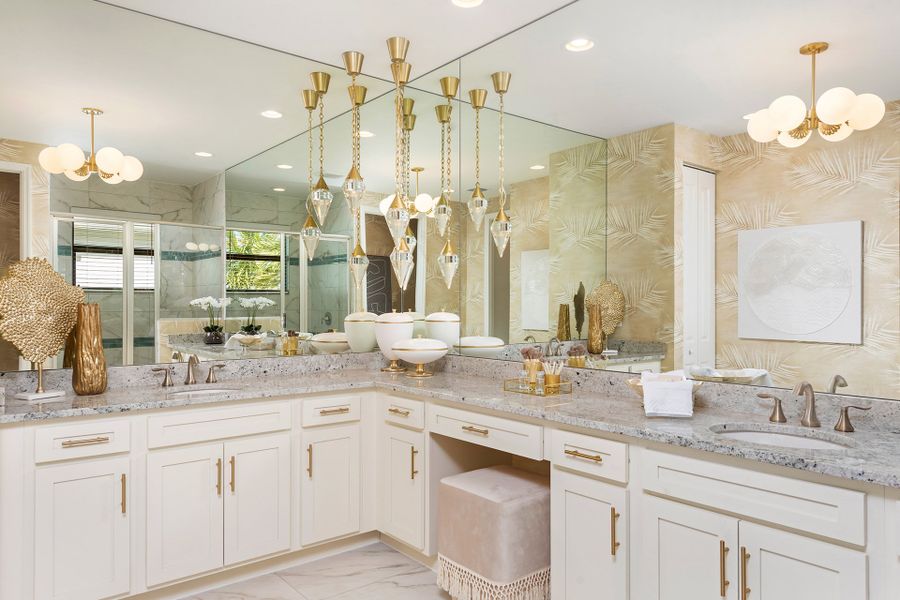 Representative furnished interior of a home built from the Monacello by GL Homes in Valencia Parc at Riverland, Port St. Lucie (Image 18).