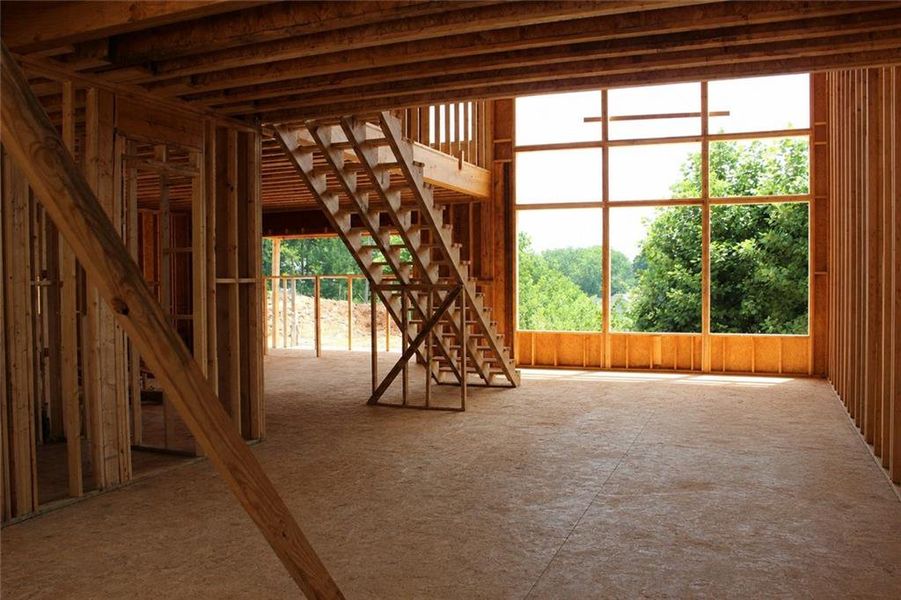 In-progress construction of a new home in , Lawrenceville, GA (Image 16).