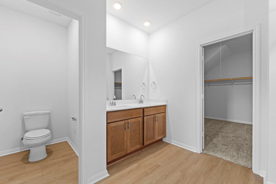 Furnished interior view inside a new home in Bar W Ranch, Leander (Image 12).