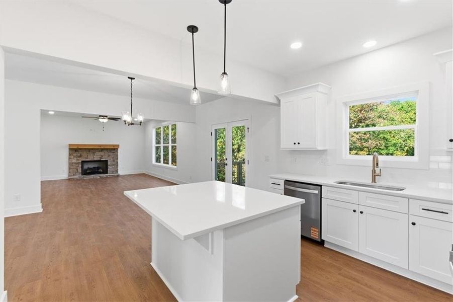 Furnished interior view inside a new home in , Cartersville (Image 12).