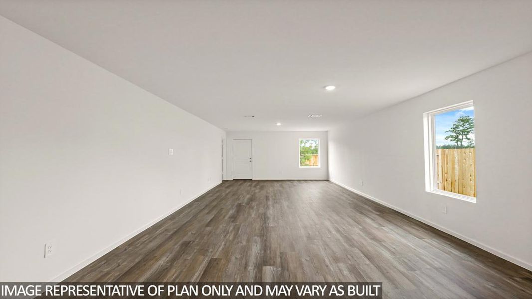 Spacious, unfurnished interior of a new home in The Canopies, Splendora (Image 17).