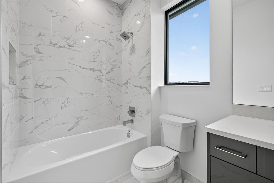 Furnished interior view inside a new home in , Palm Beach Gardens (Image 55).