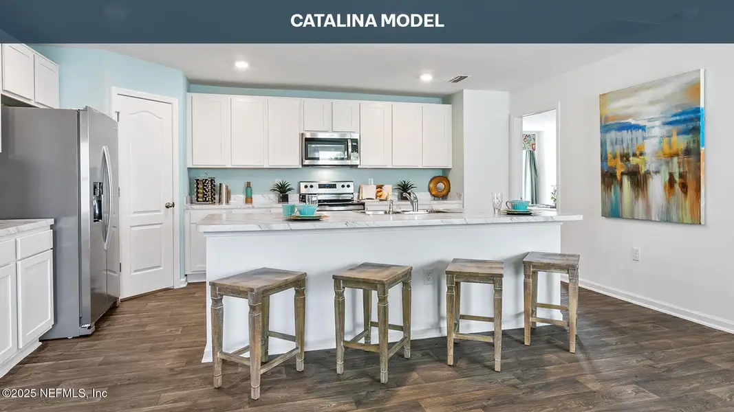 Furnished interior view inside a new home in Copes Landing, Jacksonville (Image 16). Furnished interior view inside a new home in Copes Landing, Jacksonville (Image 16).