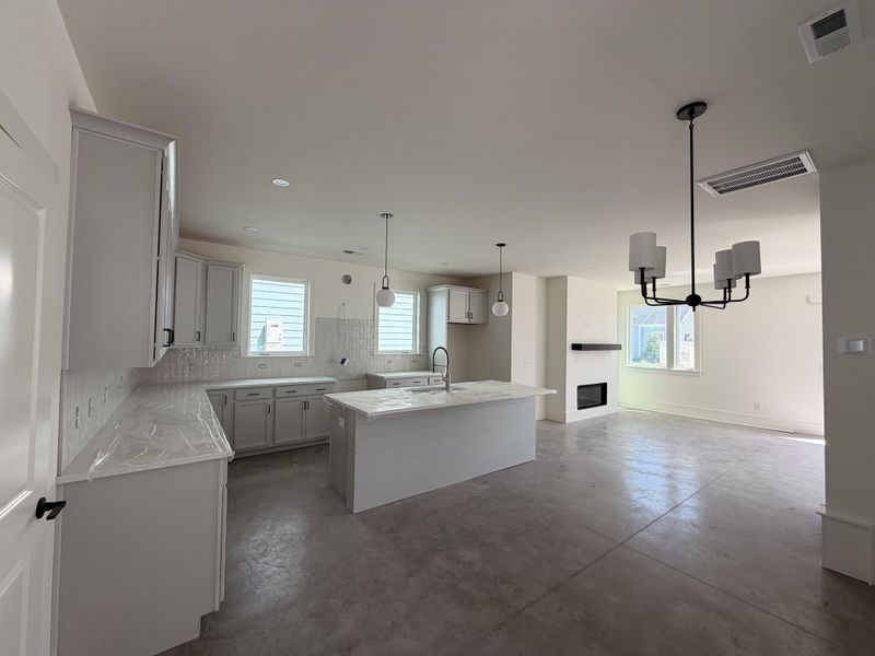 Furnished interior view inside a new home in , Summerville (Image 3). Furnished interior view inside a new home in , Summerville (Image 3).