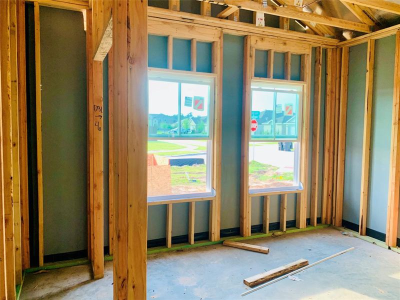 In-progress construction of a new home in Harrington Trails, New Caney, TX (Image 6). In-progress construction of a new home in Harrington Trails, New Caney, TX (Image 6).