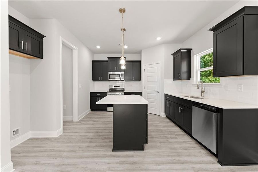 Furnished interior view inside a new home in Habersham Meadows, Demorest (Image 9).