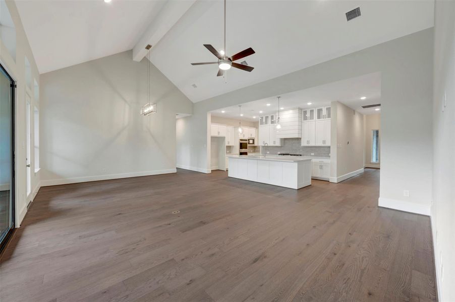Spacious, unfurnished interior of a new home in The Woodlands Hills 70’, Willis (Image 24).