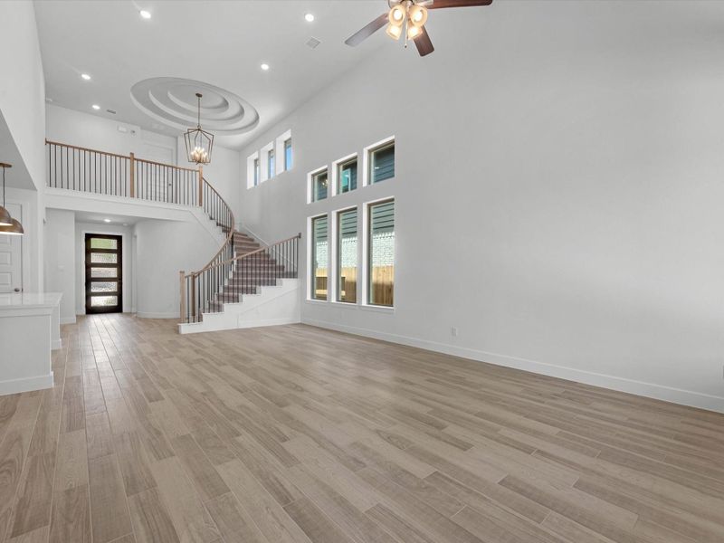 Spacious, unfurnished interior of a new home in The Trails, New Caney (Image 17).