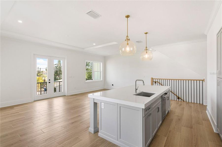 Furnished interior view inside a new home in , St. Petersburg (Image 7).