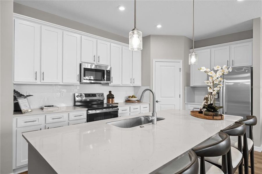 Furnished interior view inside a new home in Hidden Cove, Eustis (Image 26).