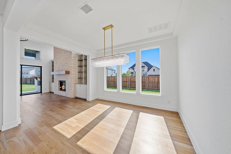 Spacious, unfurnished interior of a new home in Light Farms Graham/Reagan, Celina (Image 24).