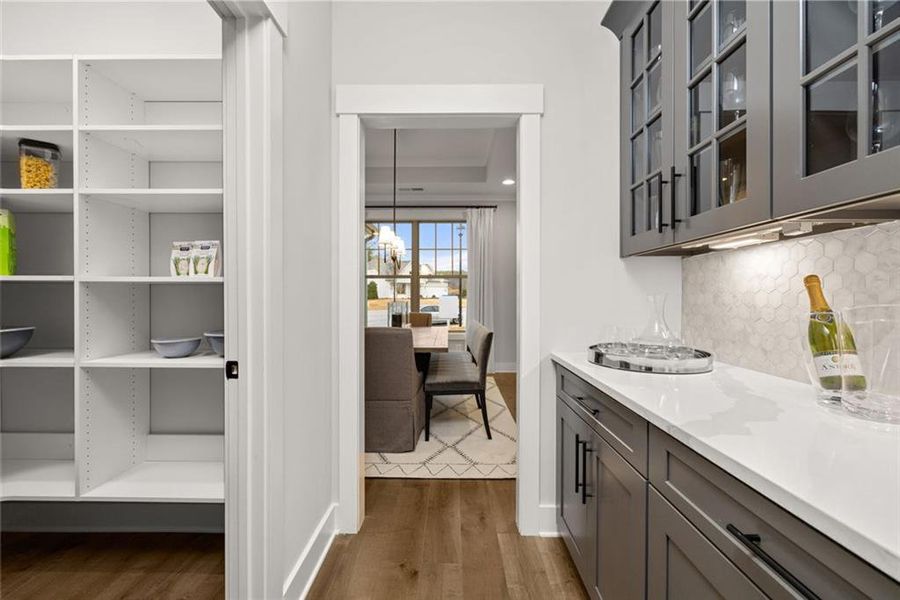 Furnished interior view inside a new home in Soleil Belmont Park, Canton (Image 38).