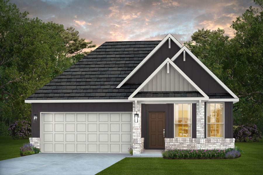 Representative exterior photo of a completed home built from the Fairweather by Pulte Homes in Bison Ridge, San Antonio, TX (Image 9). Representative exterior photo of a completed home built from the Fairweather by Pulte Homes in Bison Ridge, San Antonio, TX (Image 9).