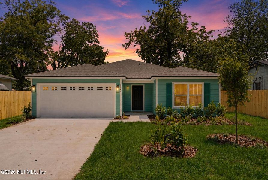 Front exterior of a new home in , Jacksonville, FL, highlighting curb appeal (Image 24). Front exterior of a new home in , Jacksonville, FL, highlighting curb appeal (Image 24).