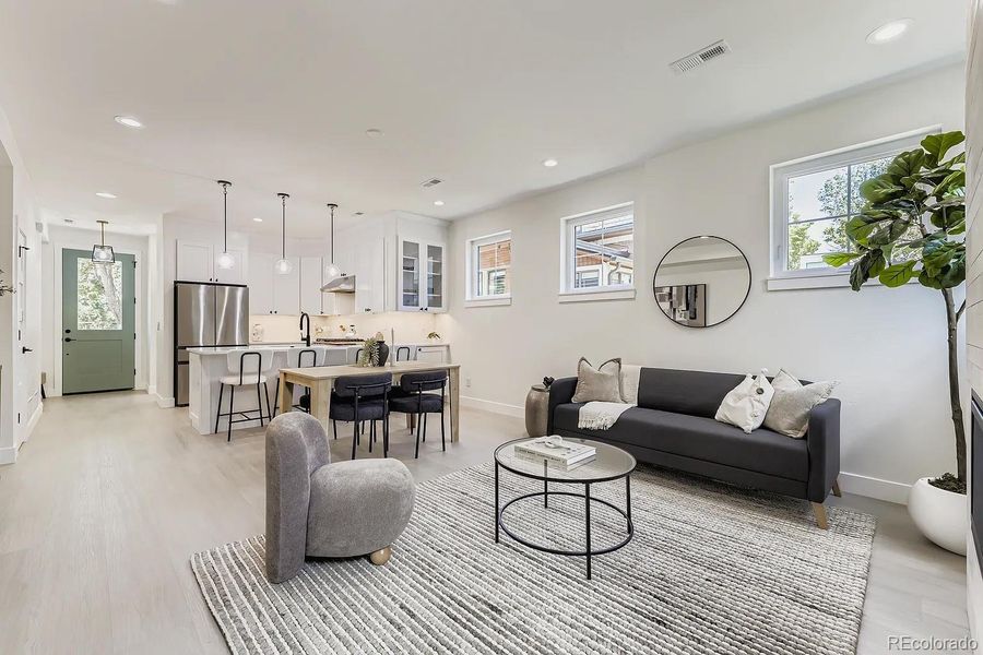 Furnished interior view inside a new home in , Denver (Image 5).