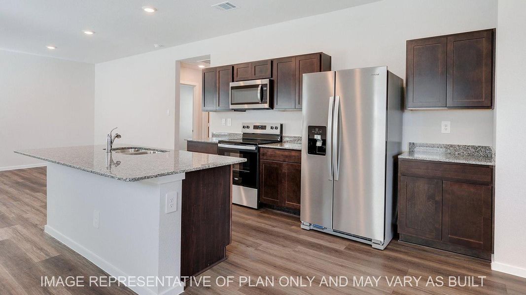 Furnished interior view inside a new home in Midtown Reserve, College Station (Image 5).