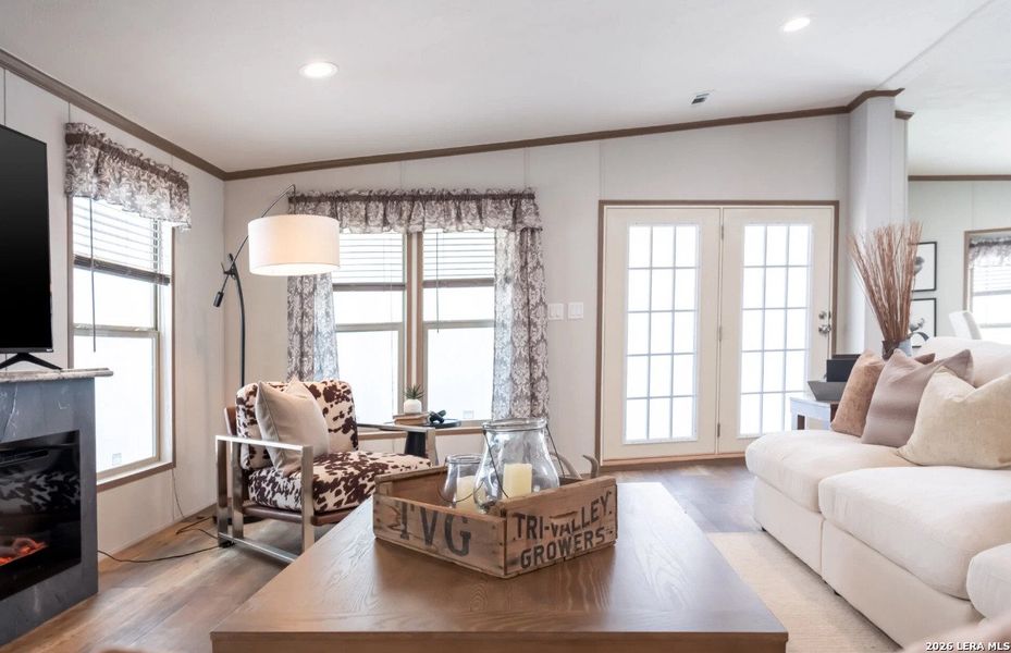 Furnished interior view inside a new home in , Elmendorf (Image 7).