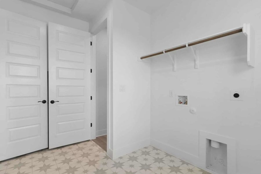 Representative unfurnished interior of a home built from the Hudson by Chesmar Homes in Newhaven, Manor (Image 27). Representative unfurnished interior of a home built from the Hudson by Chesmar Homes in Newhaven, Manor (Image 27).