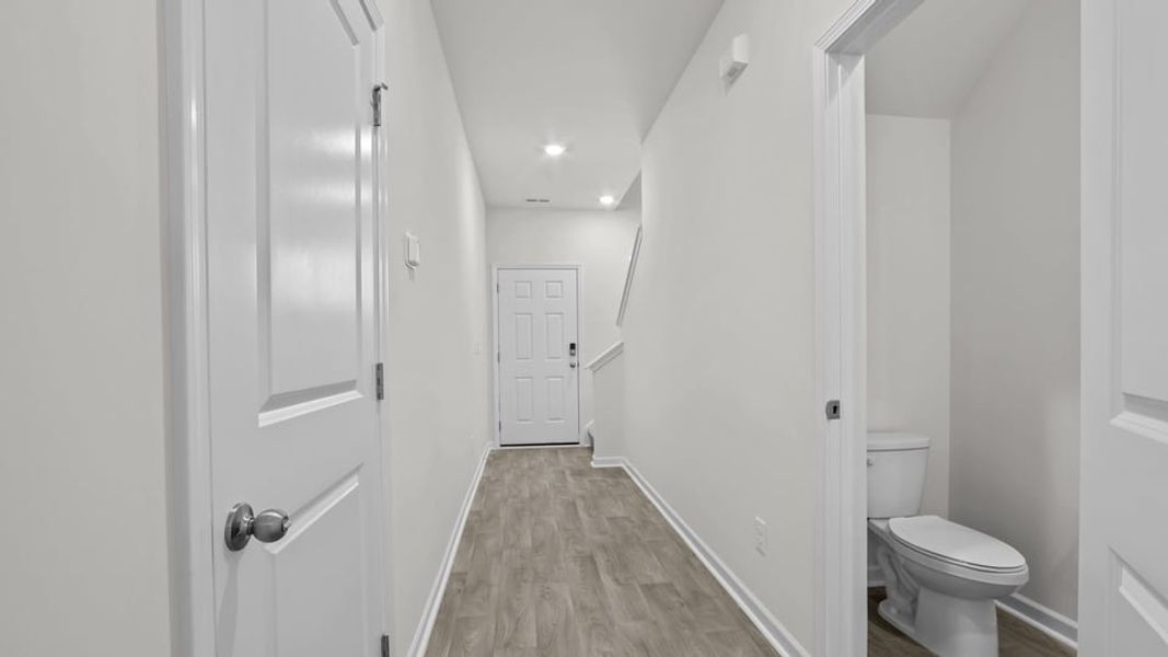 Spacious, unfurnished interior of a new home in The Townes at Ridgewood Farms, Winterville (Image 22).