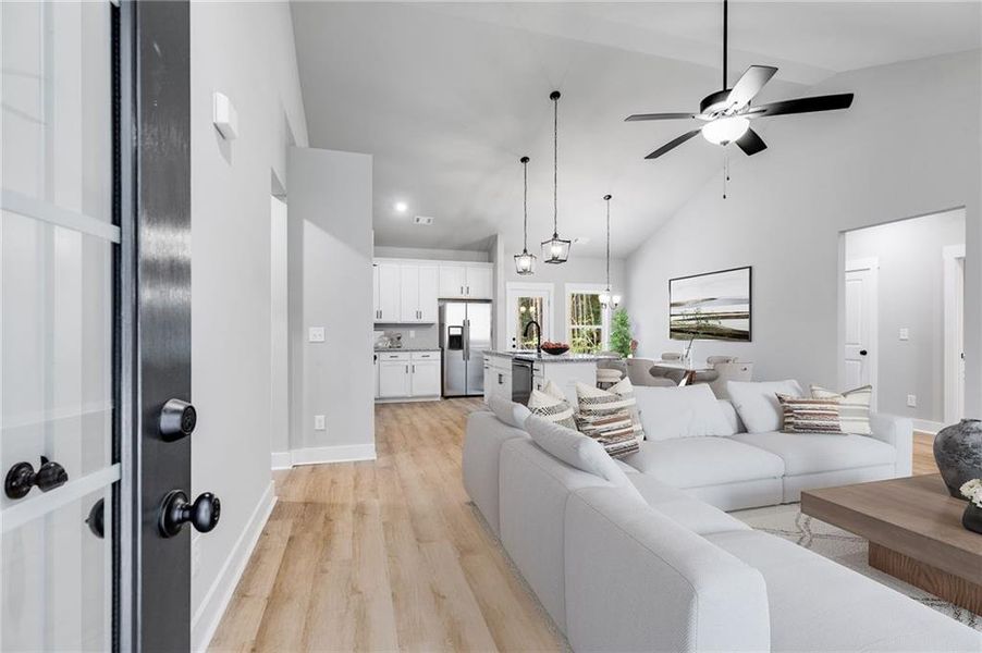 Furnished interior view inside a new home in , Buchanan (Image 11).