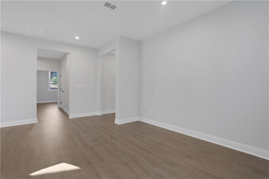 Spacious, unfurnished interior of a new home in The Paddocks at Doc Hughes, Buford (Image 43).