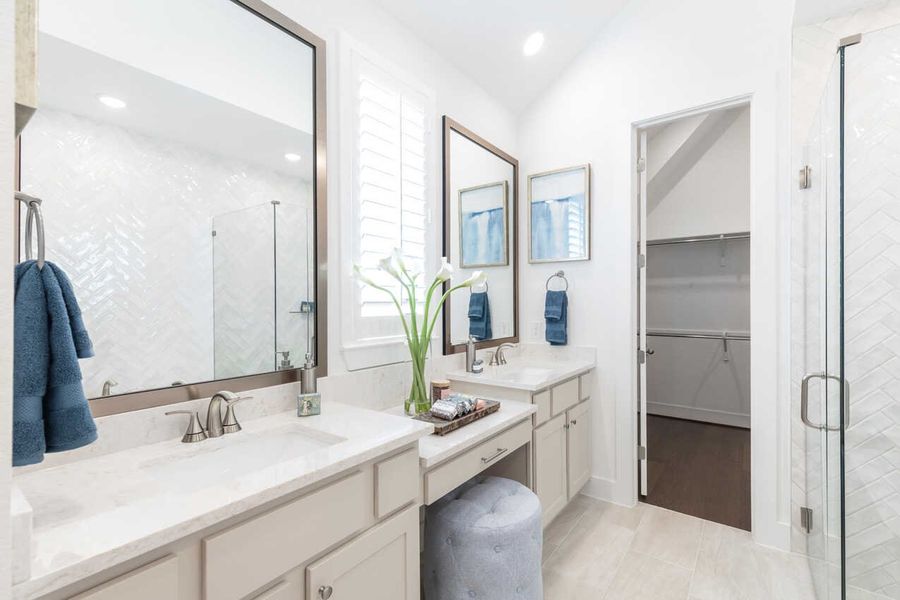 Representative Primary Bathroom - some options shown