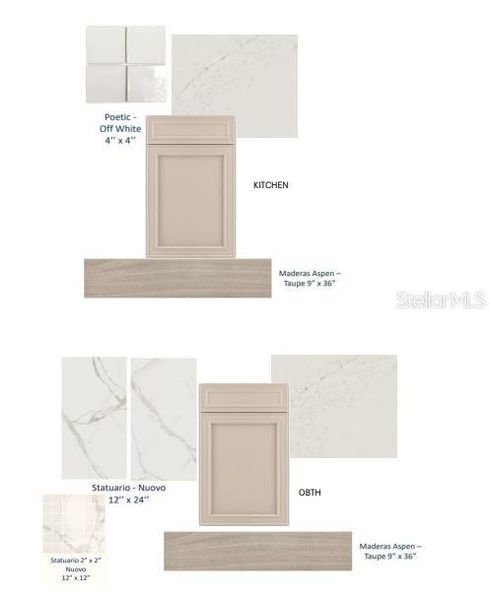 Sample of building materials used in homes in Esplanade at Wiregrass Ranch, Wesley Chapel (Image 24).