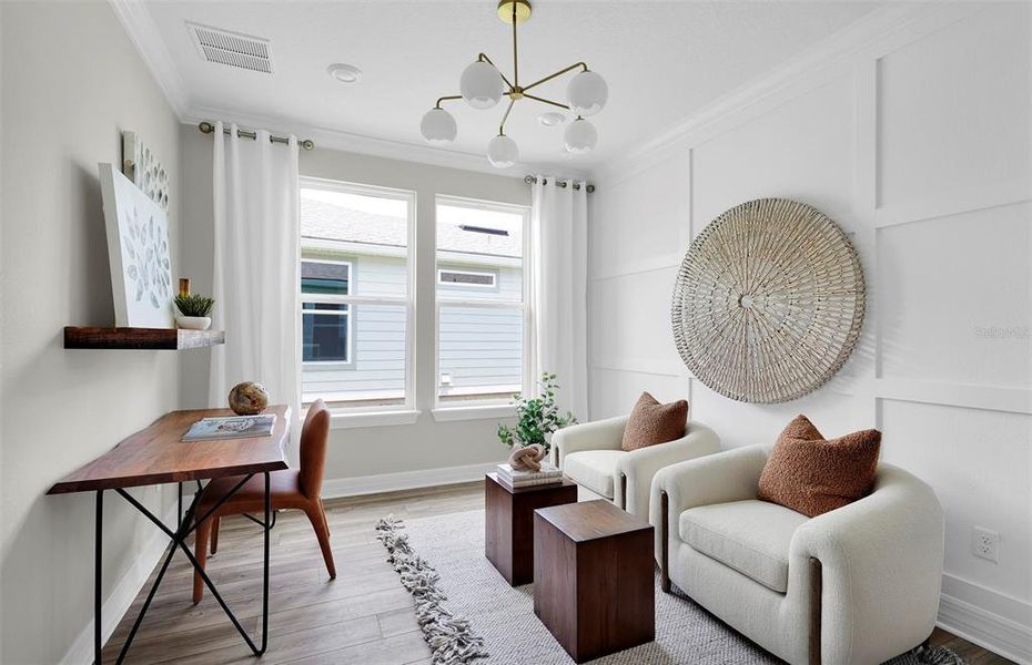 Furnished interior view inside a new home in Del Webb Sunbridge, St. Cloud (Image 6). Furnished interior view inside a new home in Del Webb Sunbridge, St. Cloud (Image 6).