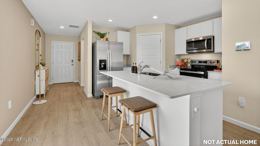Furnished interior view inside a new home in Trout River, Jacksonville (Image 9).