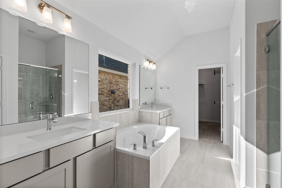 Furnished interior view inside a new home in Beamer Villas, Friendswood (Image 13).