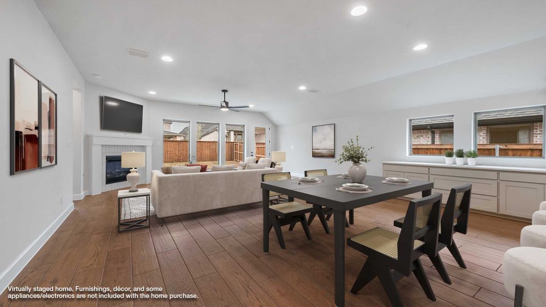 Furnished interior view inside a new home in Cambridge Crossing, Celina (Image 36).