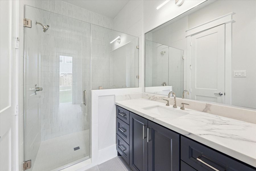 Alternate view of downstairs guest bath. Alternate view of downstairs guest bath.
