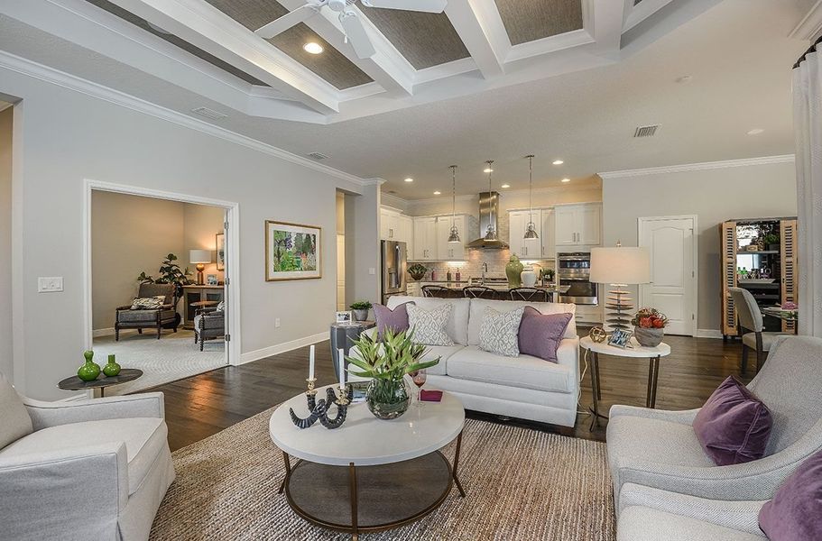 Furnished interior view inside a new home in Grand Palm, Venice (Image 6).