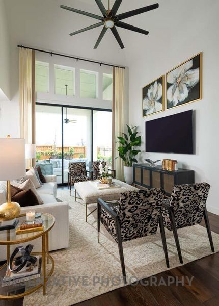 Furnished interior view inside a new home in Jordan Ranch: 65ft. lots, Fulshear (Image 4). Furnished interior view inside a new home in Jordan Ranch: 65ft. lots, Fulshear (Image 4).