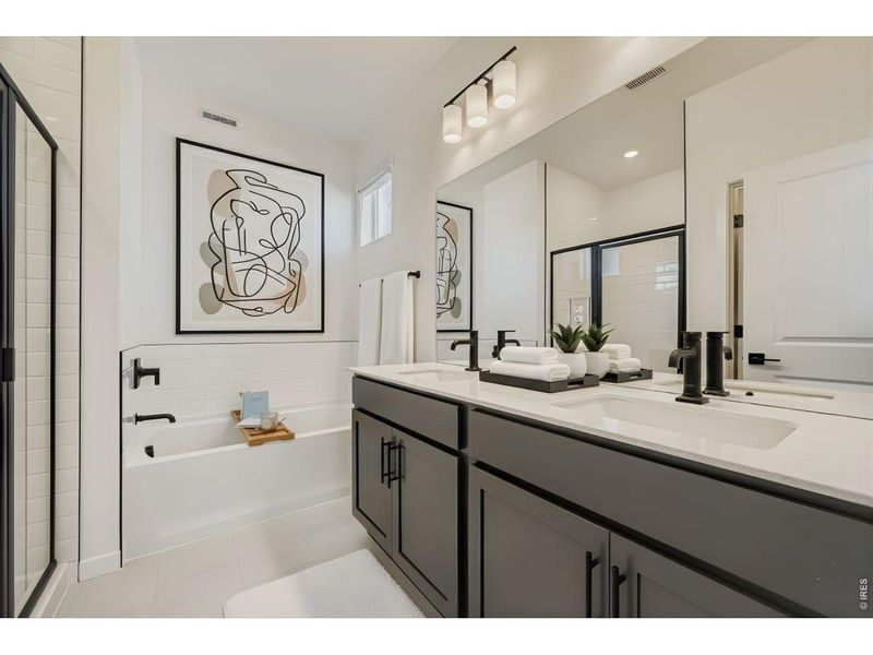Furnished interior view inside a new home in Mountain Brook, Longmont (Image 11).