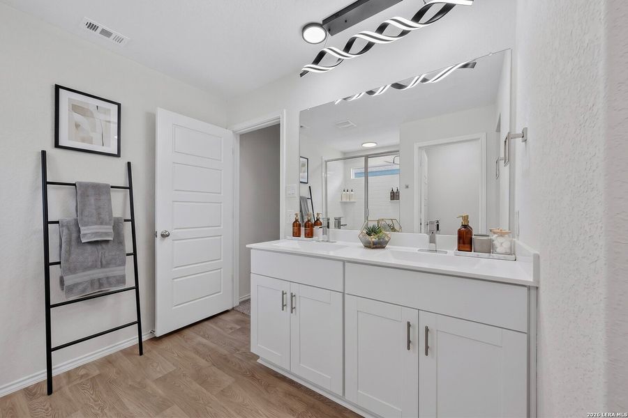Furnished interior view inside a new home in Saengerhalle Meadows, New Braunfels (Image 13).