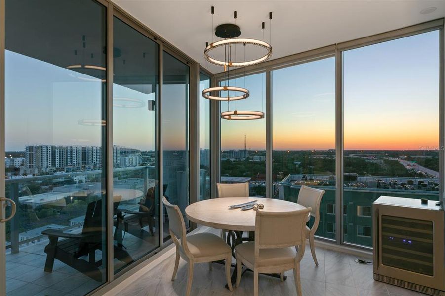 Furnished interior view inside a new home in , St. Petersburg (Image 16).