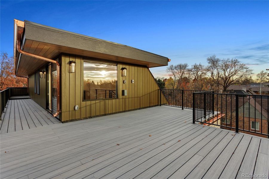 Exterior details and patio area of a home in , Denver (Image 4).