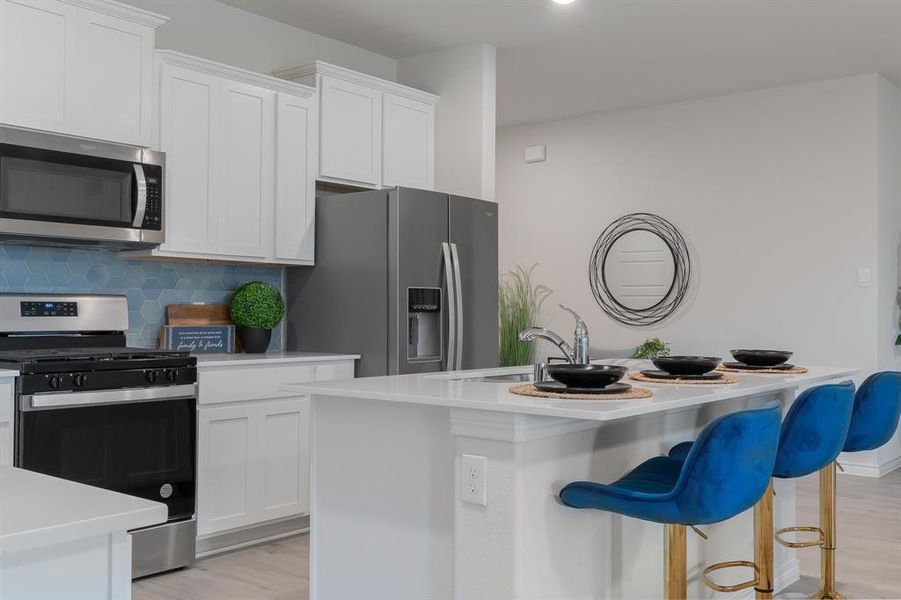 Furnished interior view inside a new home in Fireside by the Lake, Garland (Image 10). Furnished interior view inside a new home in Fireside by the Lake, Garland (Image 10).