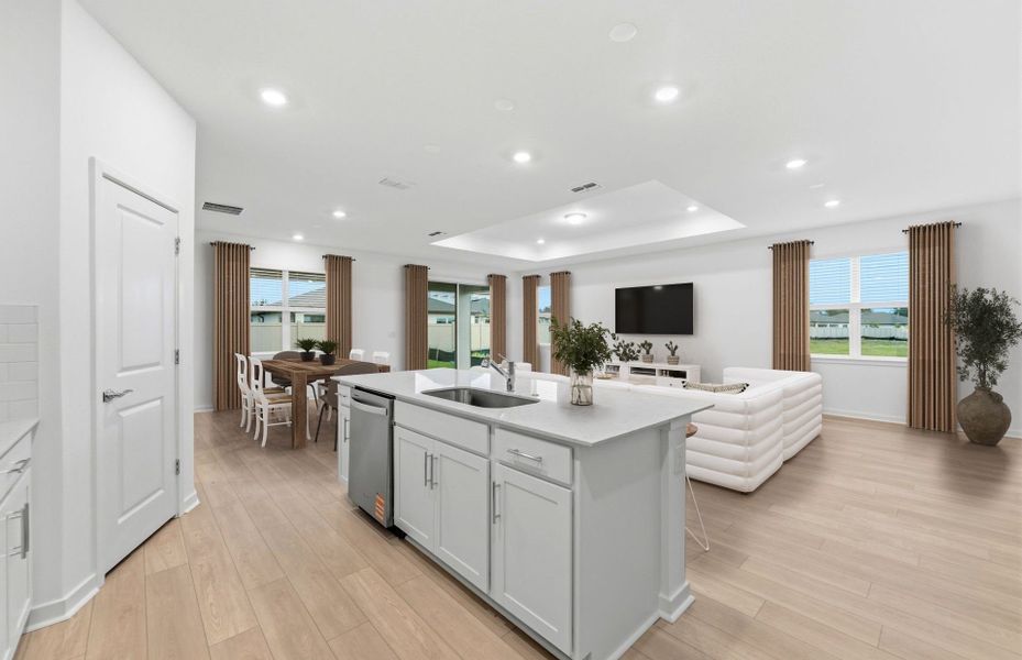 Furnished interior view inside a new home in Vida's Way, Wesley Chapel (Image 8).