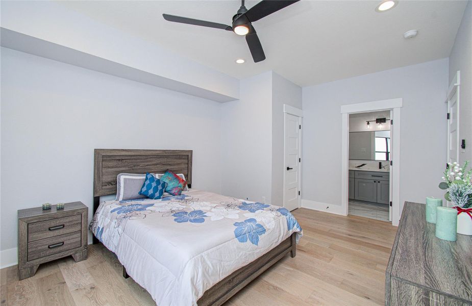 Furnished interior view inside a new home in , Houston (Image 30).