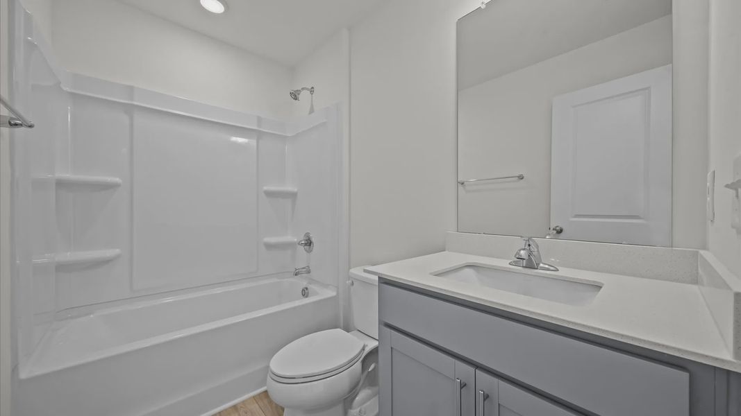 Furnished interior view inside a new home in Essex Village, Franklinton (Image 22).