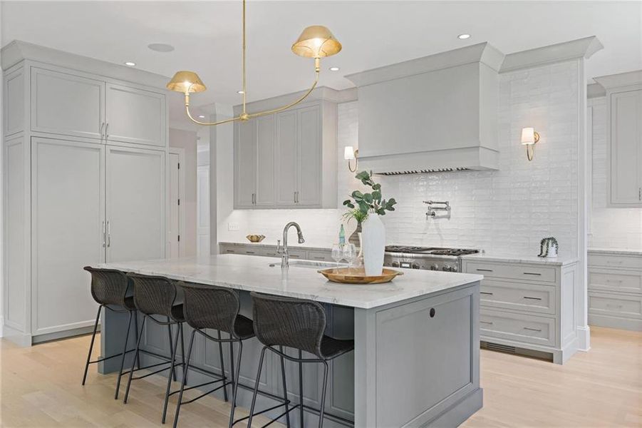 Furnished interior view inside a new home in , Atlanta (Image 32).