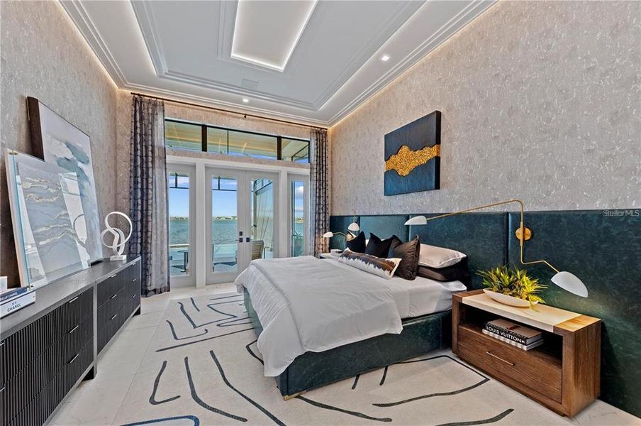 Furnished interior view inside a new home in Shellstone at Waterside, Sarasota (Image 31).