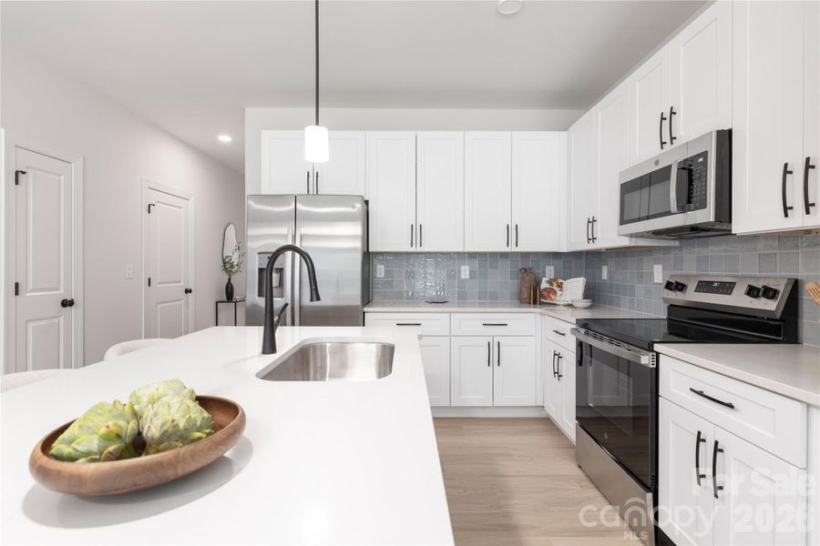 Furnished interior view inside a new home in , Charlotte (Image 13).