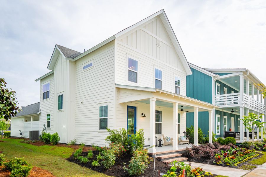 Front exterior of a new home in , Summerville, SC, highlighting curb appeal (Image 24).