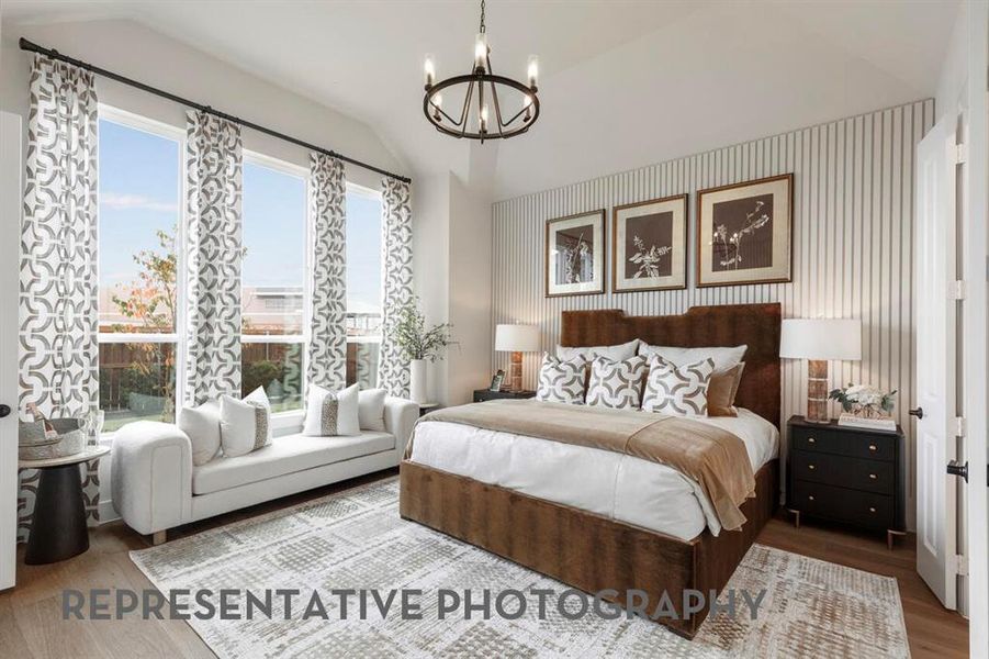 Furnished interior view inside a new home in Sandbrock Ranch, Aubrey (Image 8).